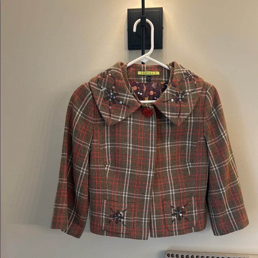 Ashley B Plaid Blazer